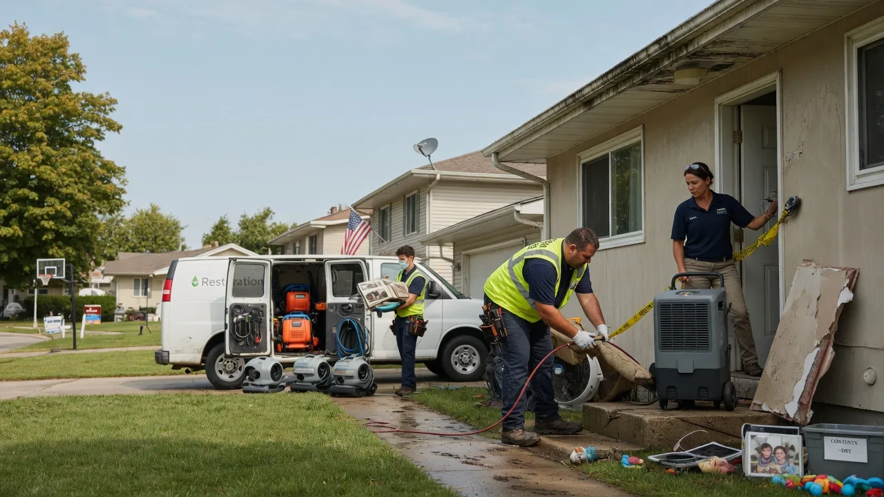 Water Damage Restoration in Brighton, IL near me